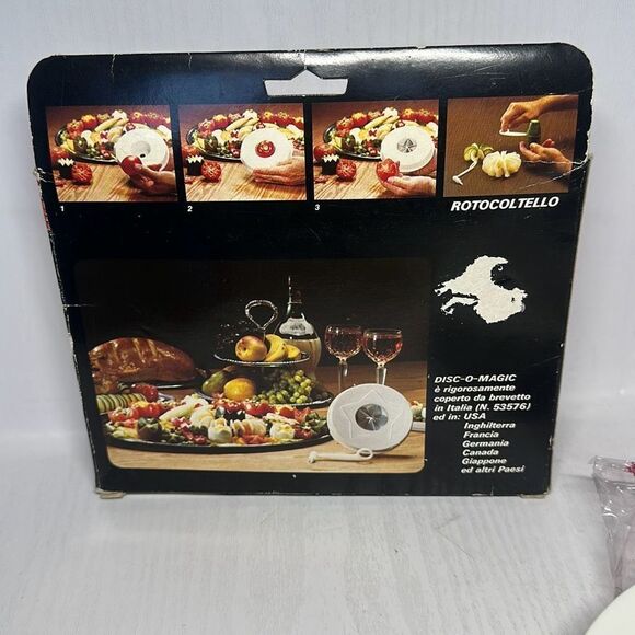 Vintage Disco Magic Lavatelli Torino Fruit Vegetable Slicer Food Presentation - Picture 6 of 6